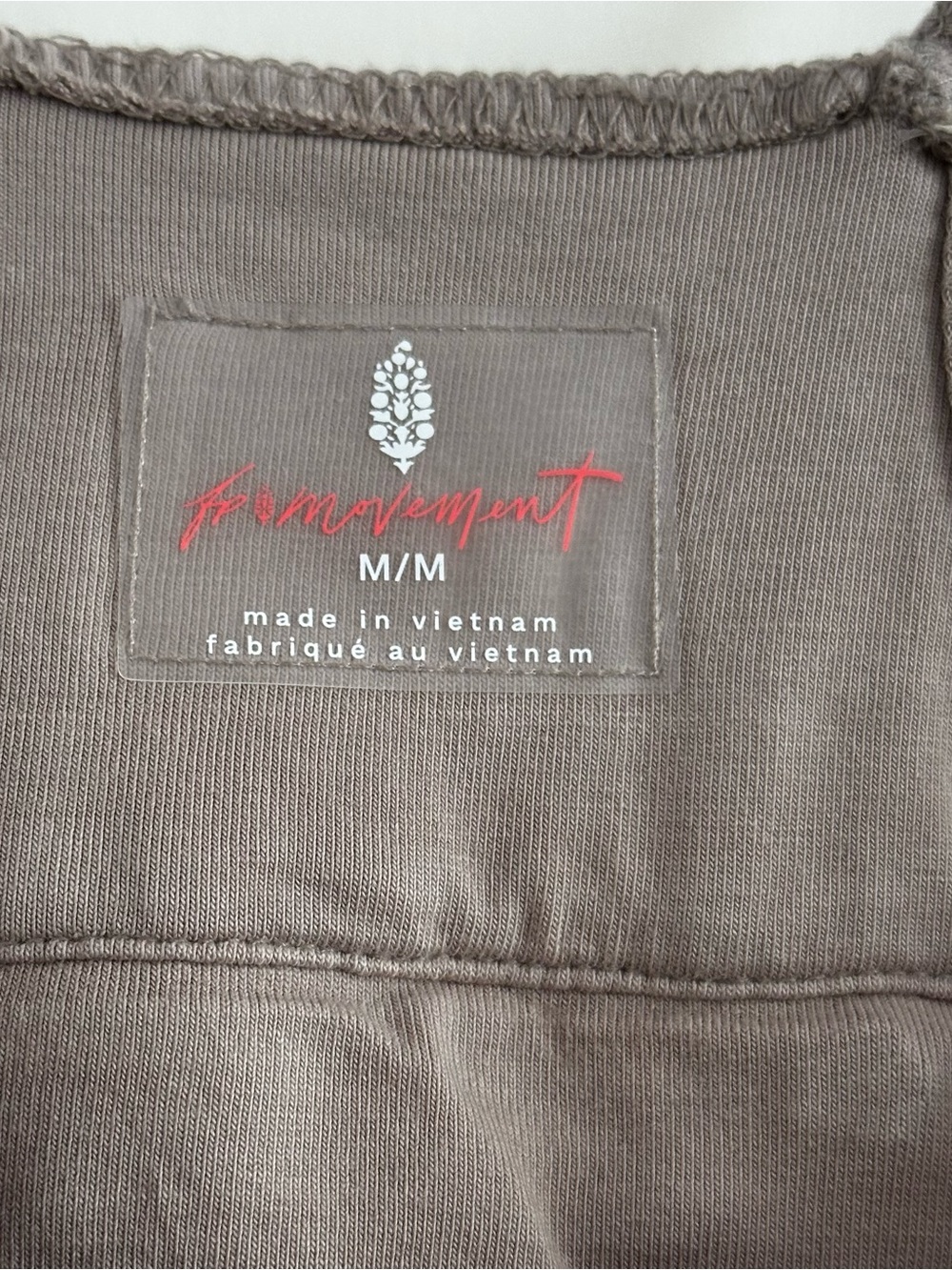 FP Movement Free People Hot Shot Jumpsuit Taupe M - Picture 3 of 7